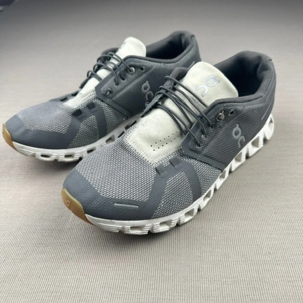 On Cloud 5 Combo Rock Ice Men's Size 10 Gray White 79.98151